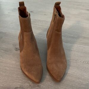Franco sarto Brown Suede Ankle Boots